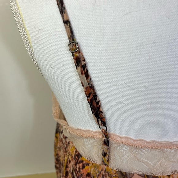 BCBGeneration Dress Womens Y2K Boho Lace Fairy Coquette Sheer Festival Sz S - Picture 4 of 14